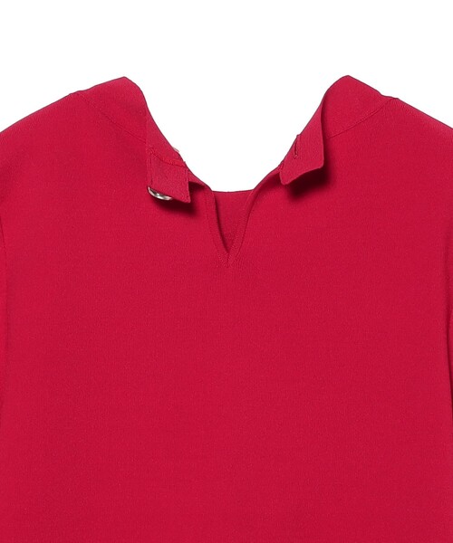 EFFE BEAMS（エッフェビームス）の「スリット テープ プルオーバー ニット（ニット/セーター・レディース・ブラック/ホワイト/レッド・ONE SIZE）」の6枚目の写真