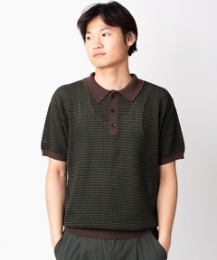 メッシュニットポロ