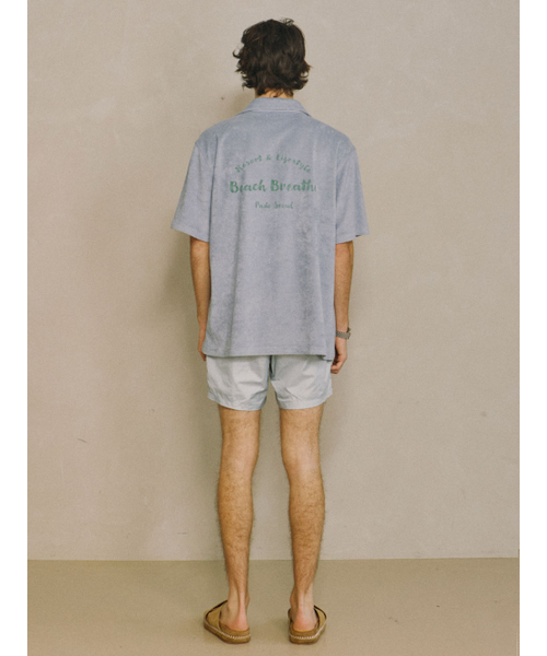 PADO SEOUL(パドソウル)の「テリーオープンカラーシャツライトブルー(シャツ/ブラウス・メンズ・その他・LARGE/X-LARGE)」の3枚目の写真