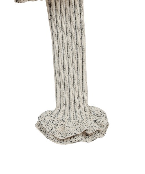 W FACE SHORT FRILLED KNIT TOPS（ニット/セーター）｜CLANE（クラネ