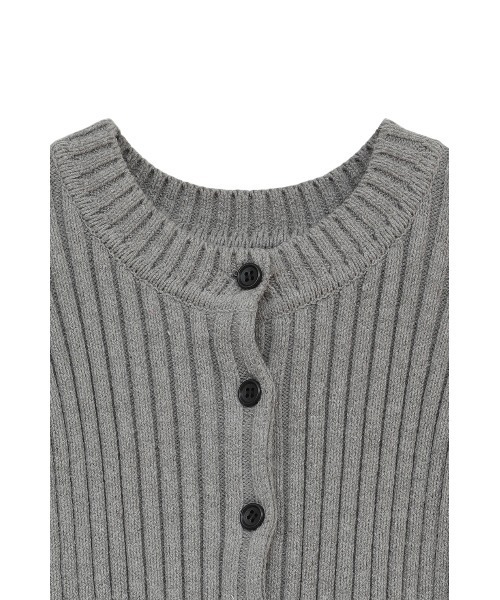 W FACE SHORT FRILLED KNIT TOPS（ニット/セーター）｜CLANE（クラネ