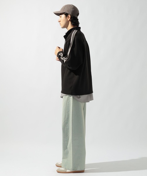 niko and...(ニコアンド)の「ショルダーラインハーフジッププルオーバー(Tシャツ/カットソー・メンズ・ブラック/ブラウン/スモーク・MEDIUM/LARGE)」の21枚目の写真