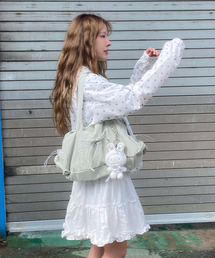 ROIDESROIS（ロワデロワ）の「スイートヘマーショルダーバッグ（グレー）（ショルダーバッグ）」