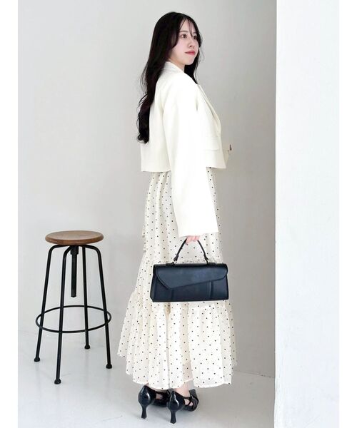 dazzlin（ダズリン）の「エアリーシャツワンピース（ワンピース・レディース・ピンク/アイボリー/グレー・MEDIUM/SMALL）」の7枚目の写真