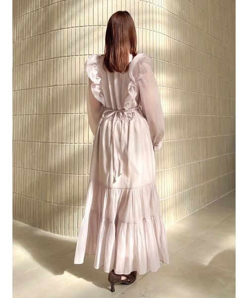 dazzlin（ダズリン）の「エアリーシャツワンピース（ワンピース・レディース・ピンク/アイボリー/グレー・MEDIUM/SMALL）」の19枚目の写真