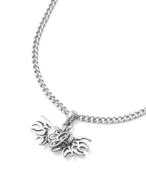 X-girl（エックスガール）の「TRIBAL HEART CHARM NECKLACE（ネックレス・レディース・シルバー・ONE SIZE）」の6枚目の写真