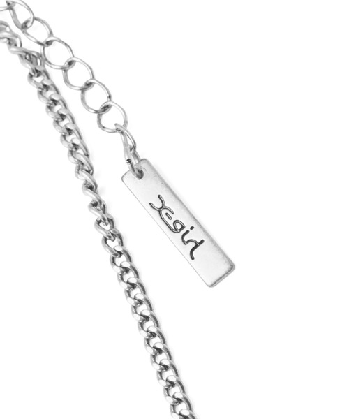 X-girl（エックスガール）の「TRIBAL HEART CHARM NECKLACE（ネックレス・レディース・シルバー・ONE SIZE）」の8枚目の写真