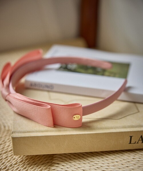 ROPE' PICNIC（ロペピクニック）の「【KIDS/キッズ】リボンカチューシャ（カチューシャ・キッズ・ダークラベンダー/ネイビー/オフホワイト/サックスブルー/ピンク・FREE）」の11枚目の写真