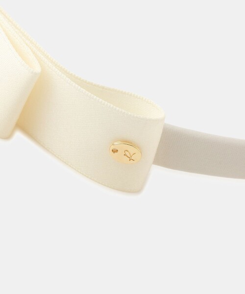 ROPE' PICNIC（ロペピクニック）の「【KIDS/キッズ】リボンカチューシャ（カチューシャ・キッズ・ダークラベンダー/ネイビー/オフホワイト/サックスブルー/ピンク・FREE）」の9枚目の写真