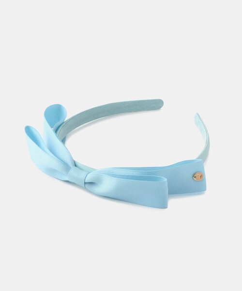 ROPE' PICNIC（ロペピクニック）の「【KIDS/キッズ】リボンカチューシャ（カチューシャ・キッズ・ダークラベンダー/ネイビー/オフホワイト/サックスブルー/ピンク・FREE）」の6枚目の写真