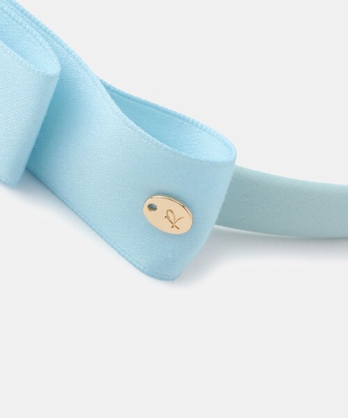 ROPE' PICNIC（ロペピクニック）の「【KIDS/キッズ】リボンカチューシャ（カチューシャ・キッズ・ダークラベンダー/ネイビー/オフホワイト/サックスブルー/ピンク・FREE）」の21枚目の写真