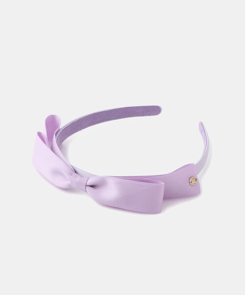 ROPE' PICNIC（ロペピクニック）の「【KIDS/キッズ】リボンカチューシャ（カチューシャ・キッズ・ダークラベンダー/ネイビー/オフホワイト/サックスブルー/ピンク・FREE）」の20枚目の写真