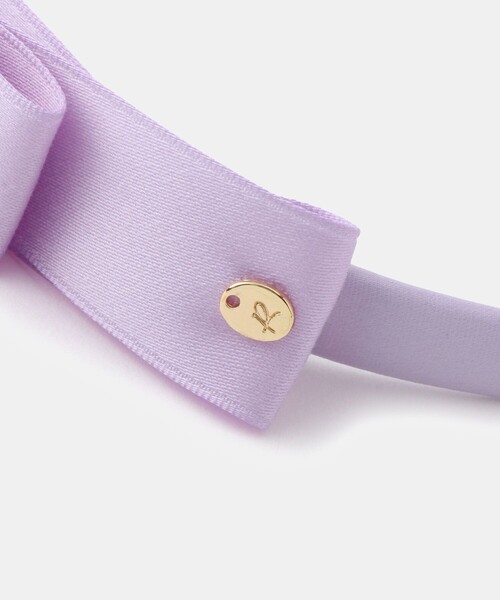ROPE' PICNIC（ロペピクニック）の「【KIDS/キッズ】リボンカチューシャ（カチューシャ・キッズ・ダークラベンダー/ネイビー/オフホワイト/サックスブルー/ピンク・FREE）」の19枚目の写真