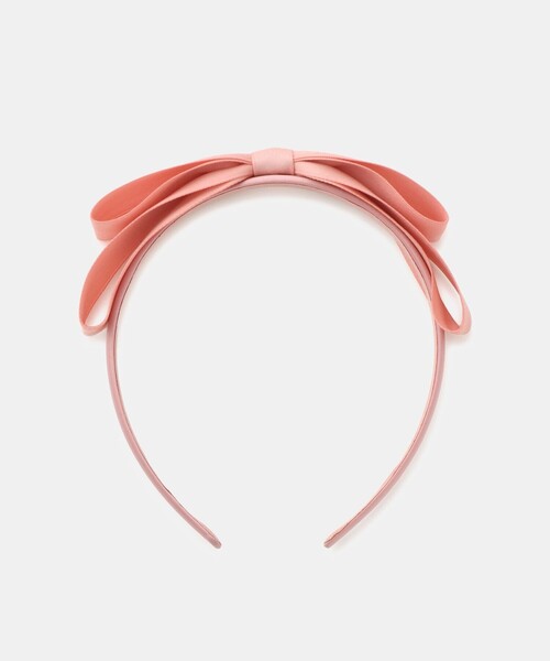 ROPE' PICNIC（ロペピクニック）の「【KIDS/キッズ】リボンカチューシャ（カチューシャ・キッズ・ダークラベンダー/ネイビー/オフホワイト/サックスブルー/ピンク・FREE）」の14枚目の写真