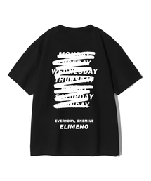 ELIMENO（エリメノ）の「EL   オールウェイ オーバーサイズ 半袖Tシャツ ブラック（Tシャツ/カットソー）」