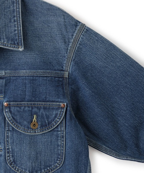 Lee(リー)の「【Lee for ADAM ET ROPE'】別注 デニムジャケット(デニムジャケット・レディース・ブルー/ネイビー・FREE)」の22枚目の写真