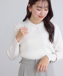 ROPE' PICNIC | レースカラーニット(ニット/セーター)