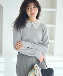 ROPE' PICNIC | レースカラーニット(ニット/セーター)