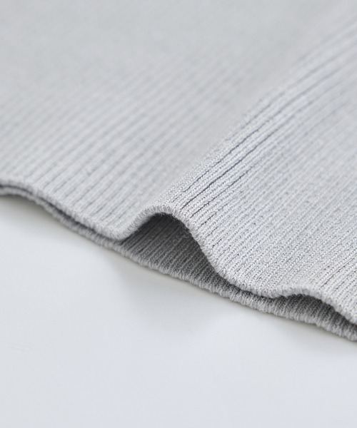 ROPE' PICNIC（ロペピクニック）の「レースカラーニット（ニット/セーター・レディース・ライトグレー/オフホワイト/ネイビー・S/M）」の16枚目の写真