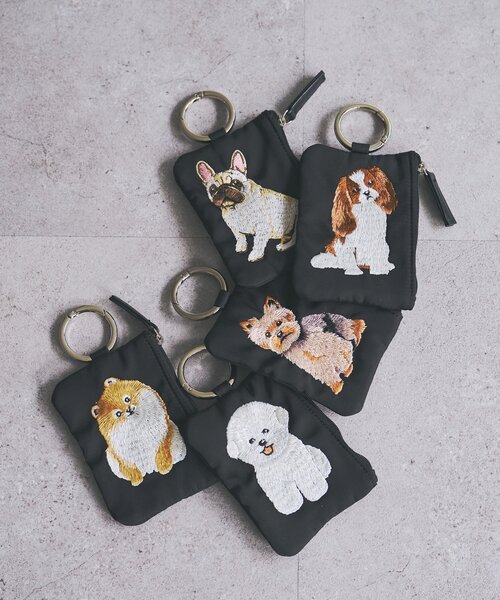 BEARDSLEY(ビアズリー)の「Dogポーチ(ポーチ・レディース・ブラック系その他3/ブラック系その他/ブラック系その他4/ブラック系その他2/ブラック・FREE)」の6枚目の写真