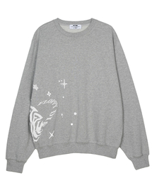 FDR（エフディーアール）の「Twinkle Bloom floopy Crewneck M.Gray（スウェット）」
