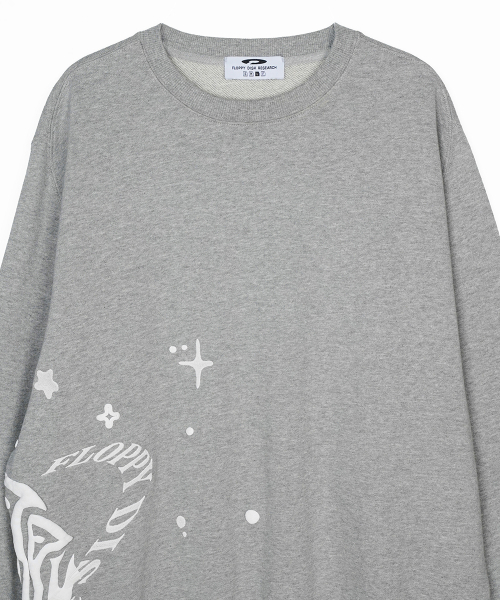 FDR(エフディーアール)の「Twinkle Bloom floopy Crewneck M.Gray(スウェット・メンズ・その他・MEDIUM/LARGE/SMALL)」の10枚目の写真