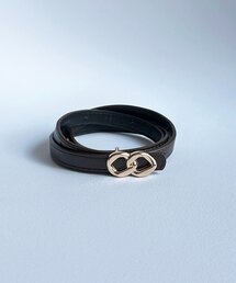 Thevon | ミニダブルリングバックルベルト(ベルト)