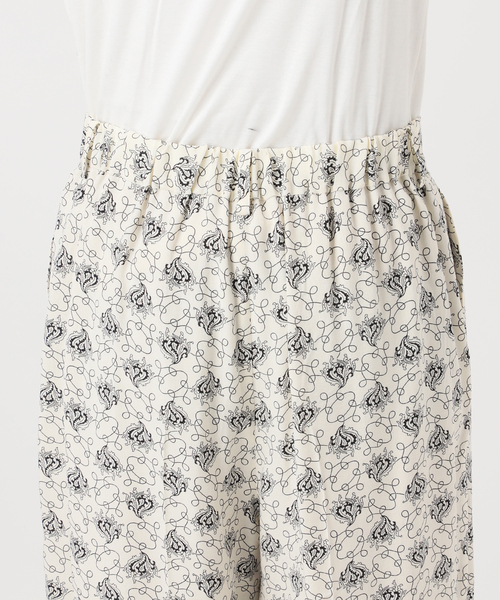 journal standard L'essage（ジャーナルスタンダードレサージュ）の「IPEKERフラワー/ペイズリージャガード スカーフ付きパンツ（その他パンツ・レディース・ブラウン系その他/アイボリー・38/36）」の19枚目の写真