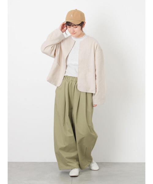 パーツレース貼りカットソー（Tシャツ/カットソー）｜Samansa Mos2