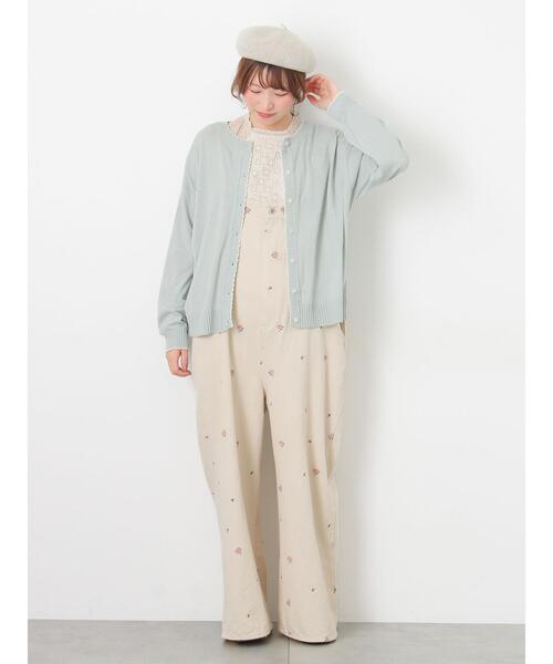 パーツレース貼りカットソー（Tシャツ/カットソー）｜Samansa Mos2