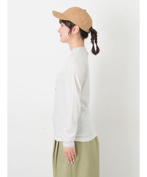 パーツレース貼りカットソー（Tシャツ/カットソー）｜Samansa Mos2