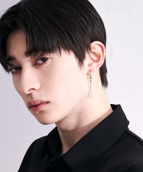 Ellno Loset(エルノロゼット)の「スティックイヤリング/両耳用(イヤリング・メンズ・シルバー・FREE)」の2枚目の写真