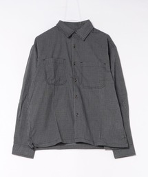 小格子チェックショートレングスシャツ