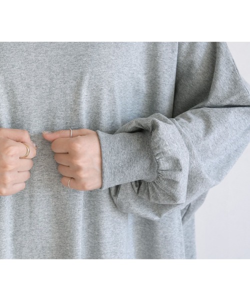 reca（レカ）の「オーバーサイズルーズワンピース（ワンピース・レディース・トップグレー/ブラック/キナリ・FREE）」の21枚目の写真