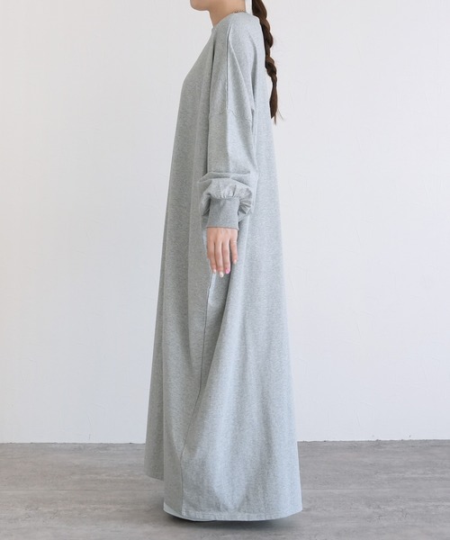reca（レカ）の「オーバーサイズルーズワンピース（ワンピース・レディース・トップグレー/ブラック/キナリ・FREE）」の10枚目の写真