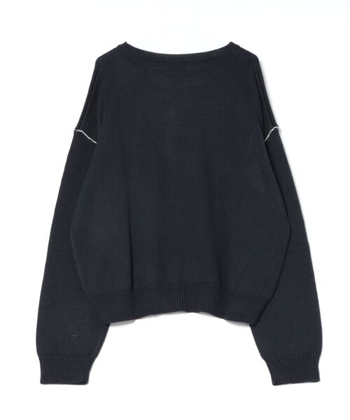 A.P.C.（アーペーセー）の「PULL COL ROND（ニット/セーター・メンズ・ダークネイビー・M）」の2枚目の写真