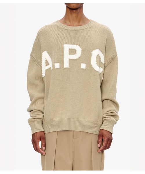 A.P.C.(アーペーセー)の「PULL COL ROND(ニット/セーター・メンズ・ダークネイビー/ブラウン系その他・M/L)」の5枚目の写真