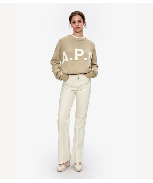 A.P.C.(アーペーセー)の「PULL COL ROND(ニット/セーター・メンズ・ダークネイビー/ブラウン系その他・M/L)」の6枚目の写真