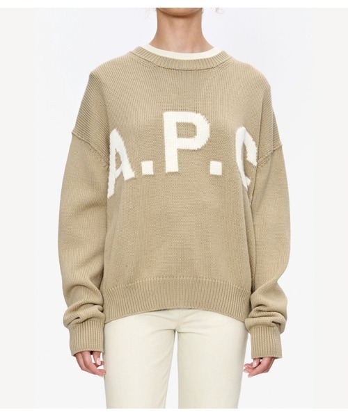 A.P.C.(アーペーセー)の「PULL COL ROND(ニット/セーター・メンズ・ダークネイビー/ブラウン系その他・M/L)」の8枚目の写真