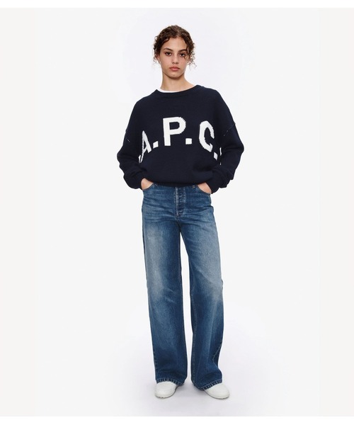 A.P.C.(アーペーセー)の「PULL COL ROND(ニット/セーター・メンズ・ダークネイビー/ブラウン系その他・M/L)」の11枚目の写真