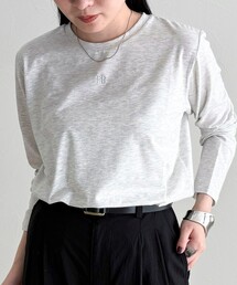センターFR刺繍ロンTシャツ