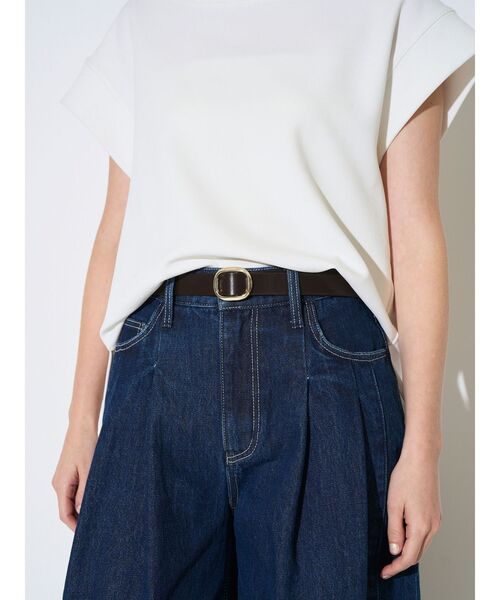 ELENDEEK（エレンディーク）の「ピンレスベルト（ベルト・レディース・ブラウン/ブラック・FREE）」の2枚目の写真