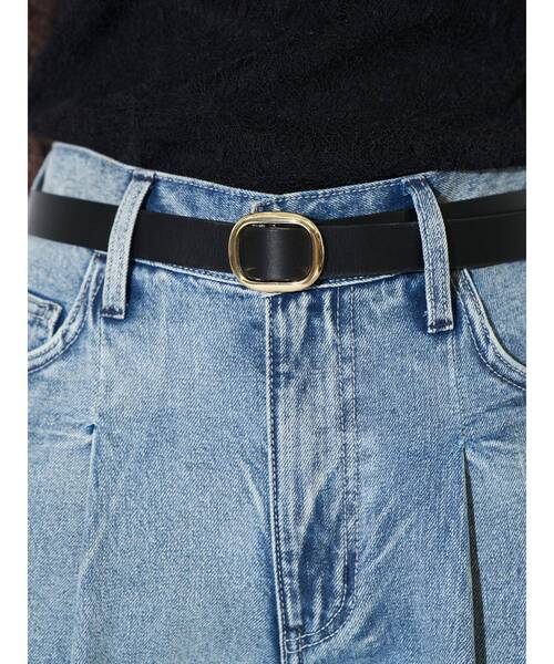 ELENDEEK（エレンディーク）の「ピンレスベルト（ベルト・レディース・ブラウン/ブラック・FREE）」の4枚目の写真