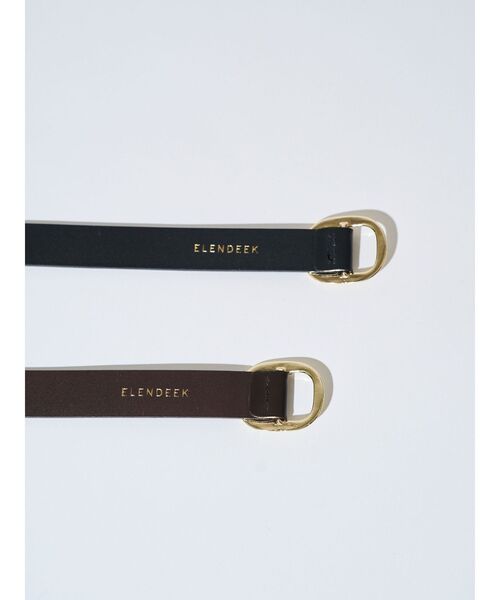 ELENDEEK（エレンディーク）の「ピンレスベルト（ベルト・レディース・ブラウン/ブラック・FREE）」の9枚目の写真