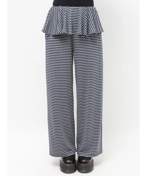 jouetie（ジュエティ）の「スカートドッキングカットパンツ【セットアップ対応】（スウェットパンツ・レディース・グレー/オフホワイト/ネイビー・MEDIUM）」の17枚目の写真