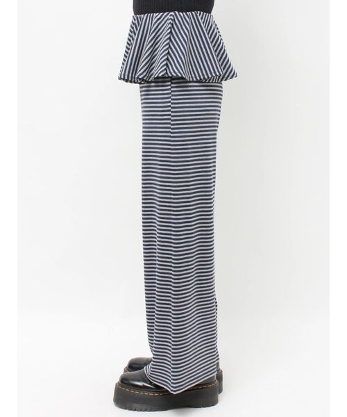 jouetie（ジュエティ）の「スカートドッキングカットパンツ【セットアップ対応】（スウェットパンツ・レディース・グレー/オフホワイト/ネイビー・MEDIUM）」の18枚目の写真