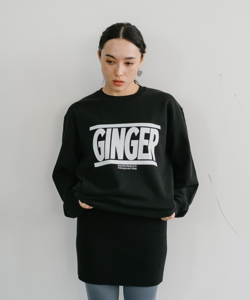 THEATRE PRODUCTS(シアタープロダクツ)の「ベジタブルスウェット"GINGER"(スウェット・レディース・ブラック・FREE)」の4枚目の写真