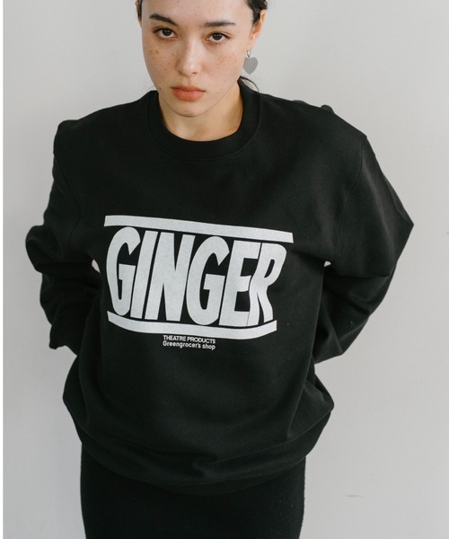 THEATRE PRODUCTS(シアタープロダクツ)の「ベジタブルスウェット"GINGER"(スウェット・レディース・ブラック・FREE)」の6枚目の写真