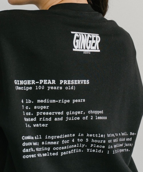 THEATRE PRODUCTS(シアタープロダクツ)の「ベジタブルスウェット"GINGER"(スウェット・レディース・ブラック・FREE)」の8枚目の写真