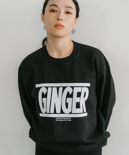 THEATRE PRODUCTS(シアタープロダクツ)の「ベジタブルスウェット"GINGER"(スウェット・レディース・ブラック・FREE)」の5枚目の写真